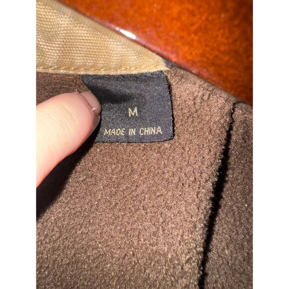 Redhead Tan Canvas Fleece Lined Zip Front Jacket Size‎ Medium - Picture 4 of 11